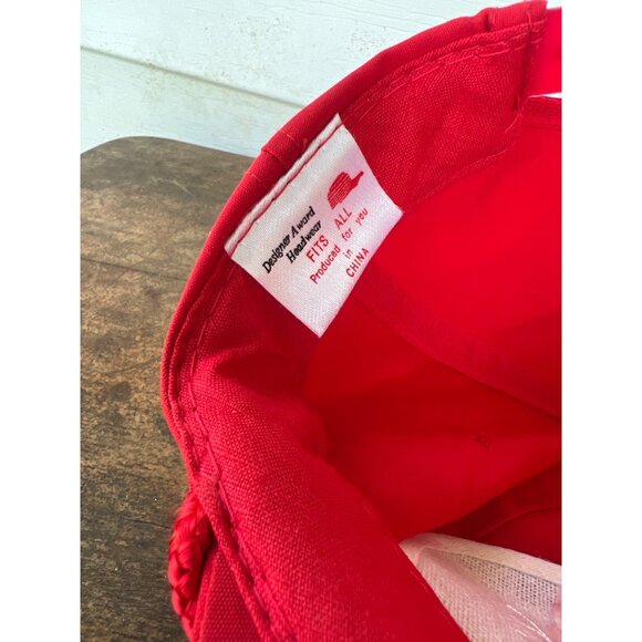 Vintage Red Coca-Cola Snapback Hat X3 - Picture 4 of 4